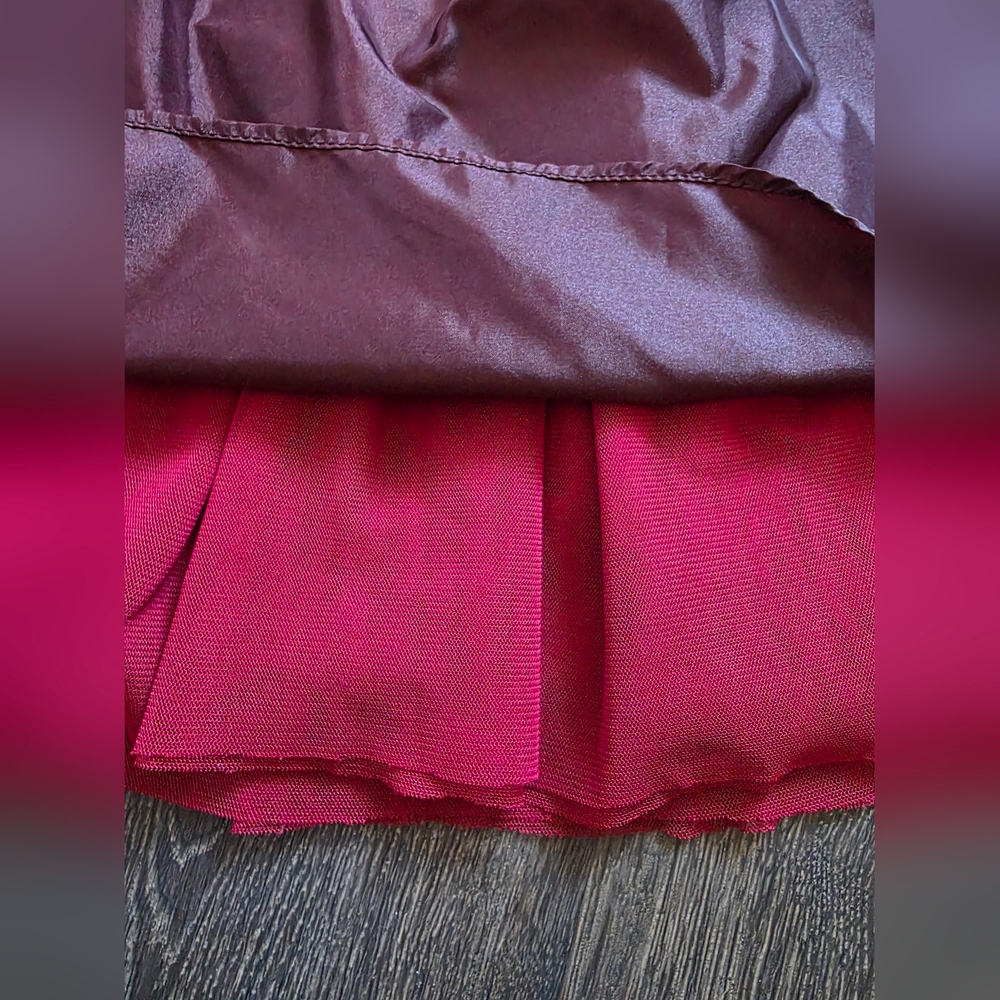 American Girl Bitty Baby vintage "Chocolate Cherry" cardigan & skirt set - Picture 8 of 11